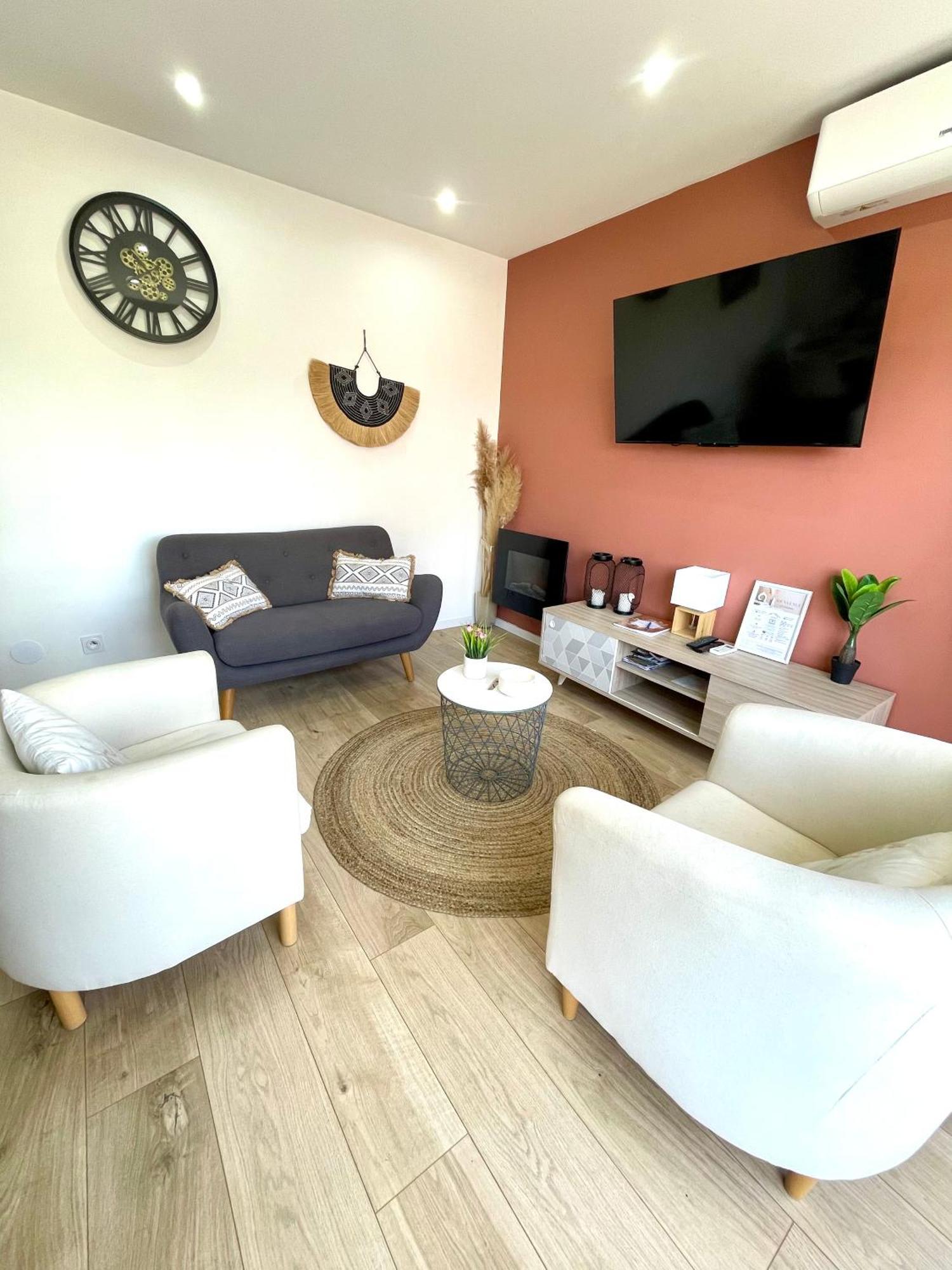Le Terra-Cota 3 Ch Privees 10' Gare-Port Et Plage, Wfi, Cosy ตูลง ภายนอก รูปภาพ
